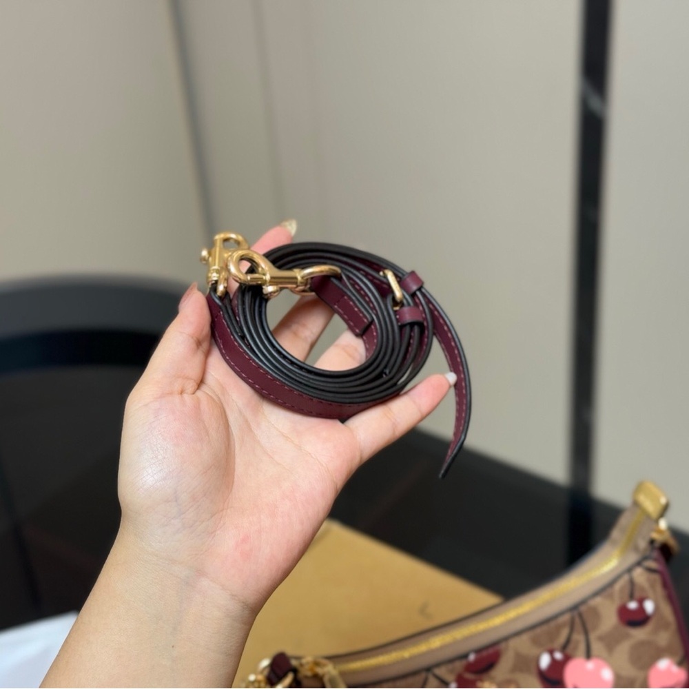 Coach Teri Shoulder Bag with Cherry Print - Picture 7 of 9